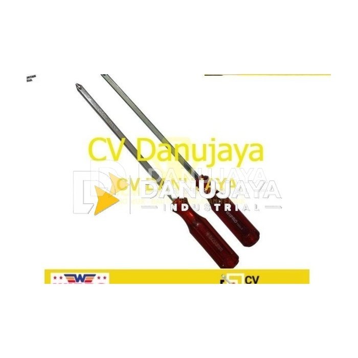 WIPRO WPS-161 Obeng Plus 8 x 200 mm Obeng Tembus CRV