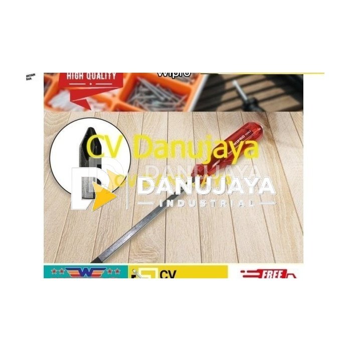 WIPRO WPS161 Obeng Plus 6mm x 125 Obeng Tembus CRV
