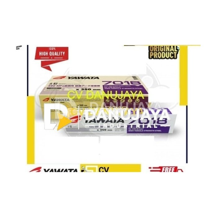 YAWATA Kawat Las Listrik Besi 2.6mm 7018 Welding Electrode 2.6mm 2.5kg