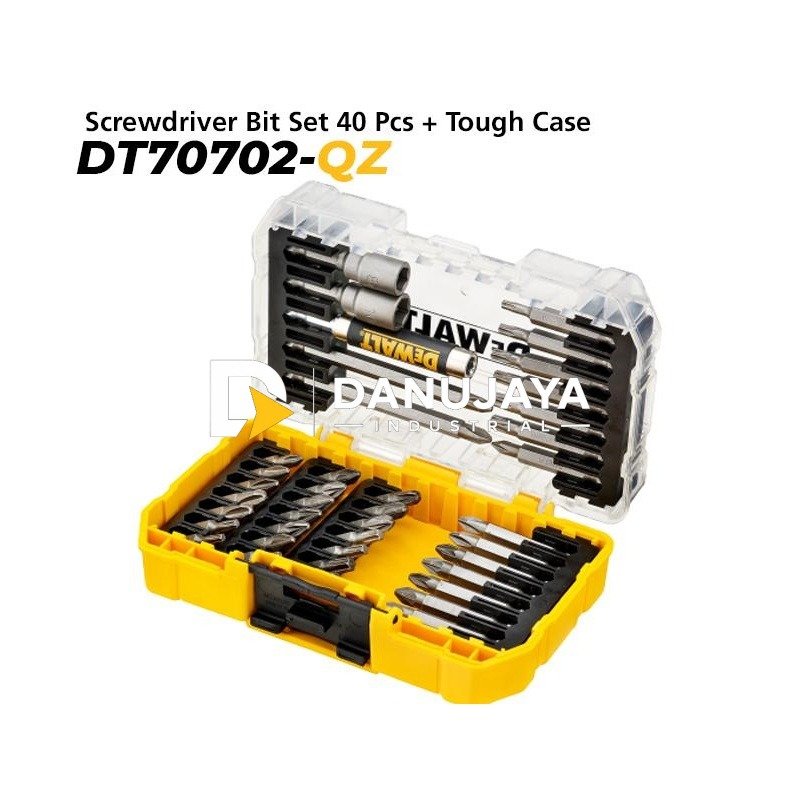 Dewalt Screwdriver Bit Set 40 Pcs / Mata Obeng Set DT70702