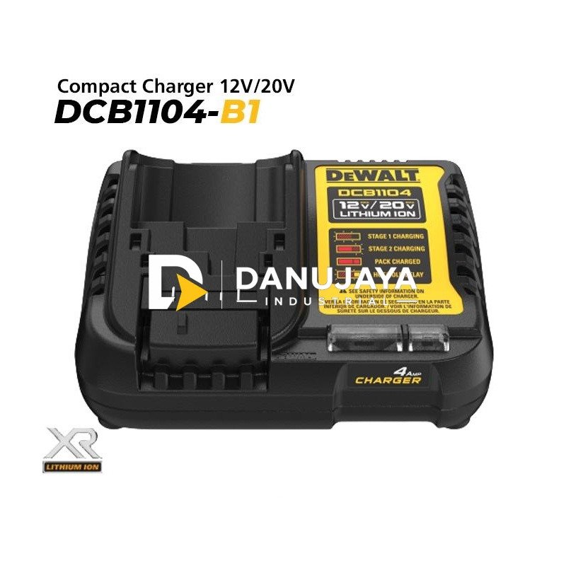 Dewalt Charger / Pengisi Daya Baterai 10.8/18Volt DCB1104