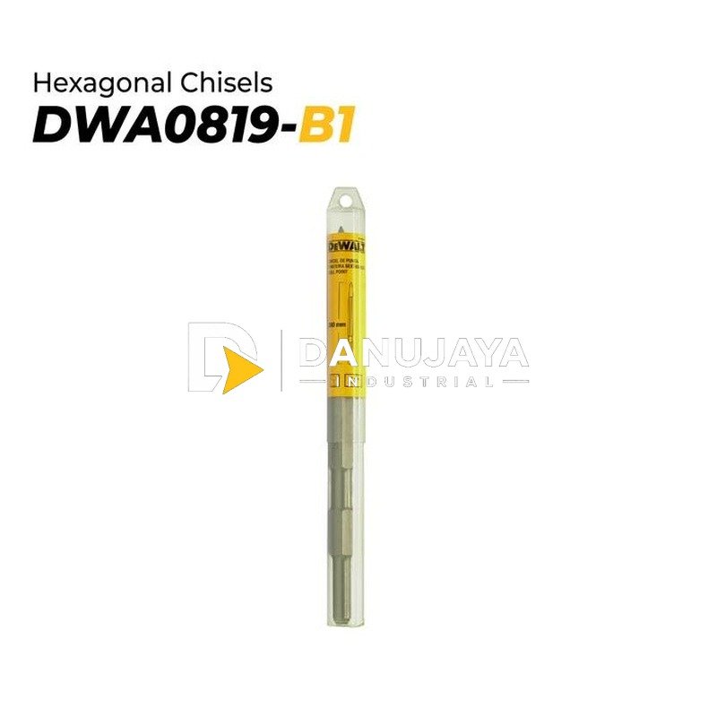 Dewalt Hex 17mm Pointed Chisel 280mm DWA0819