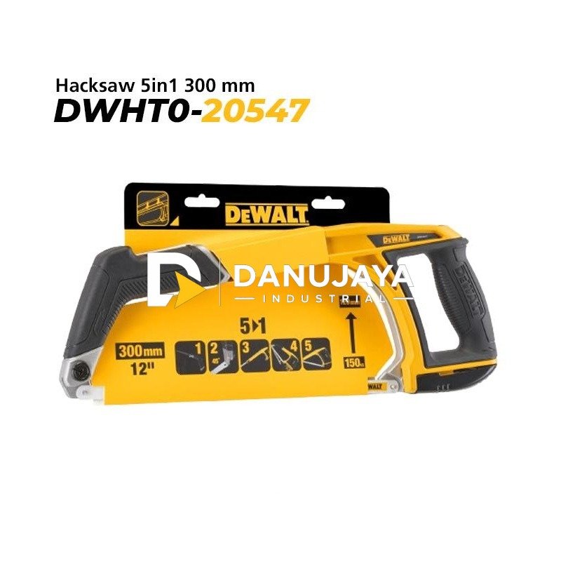 Dewalt Hacksaw 5in1 / Gergaji Besi Multifungsi 300mm DWHT0-20547