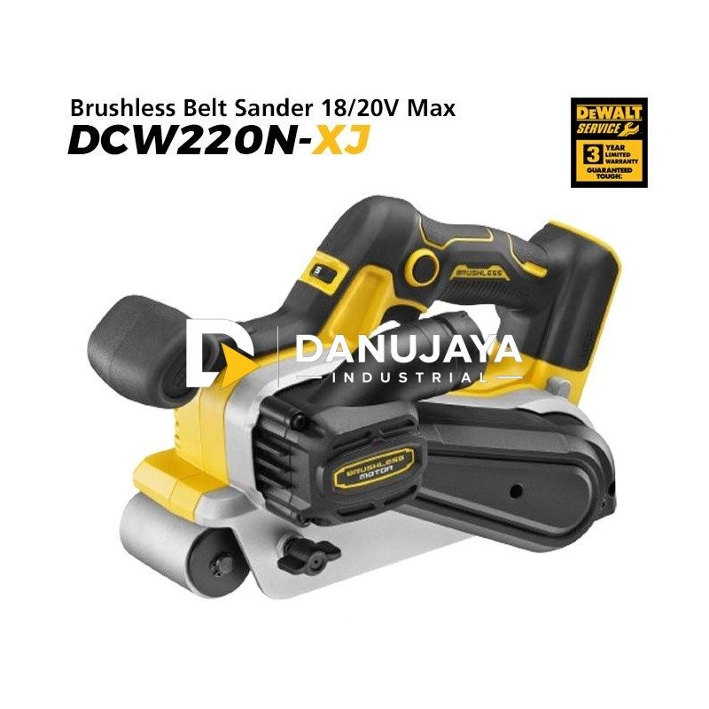 Dewalt Brushless Belt Sander / Mesin Ampas Baterai 18/20V Max DCW220N-XJ (Unit Only)