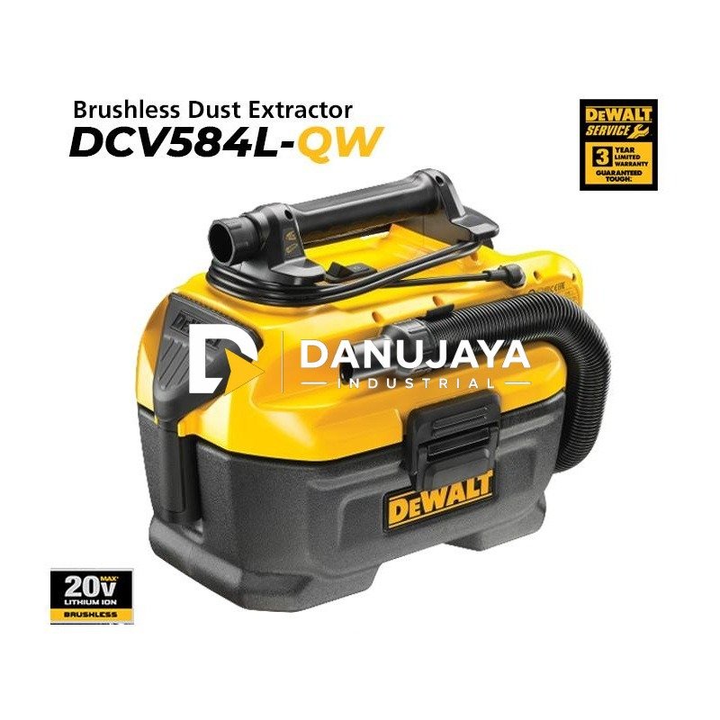 Dewalt Brushless Vacuum Cleaner 18/20 Volt DCV584L-QW