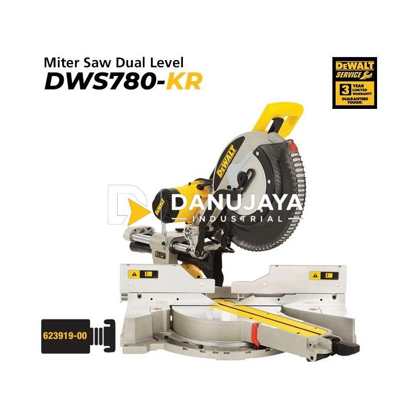 Dewalt Slide Miter Saw / Mesin Gergaji Miter 305mm 1675Watt DWS780