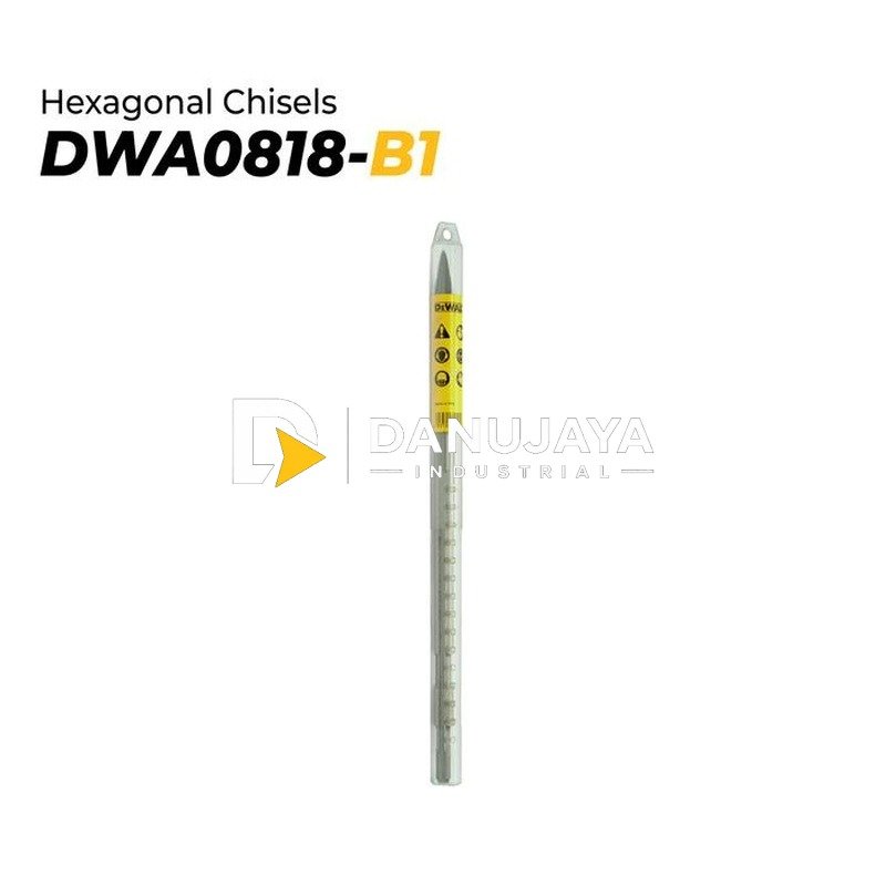 Dewalt Hex 17mm Pointed Chisel 450mm DWA0818