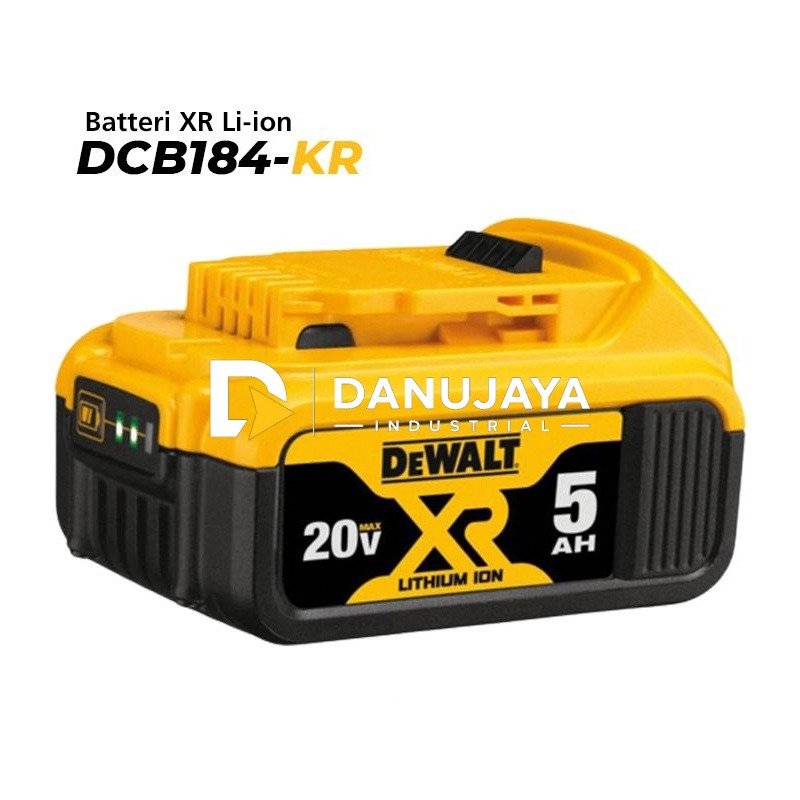 Dewalt Battery Li-Ion / Baterai 18/20 Volt 5.0Ah DCB184