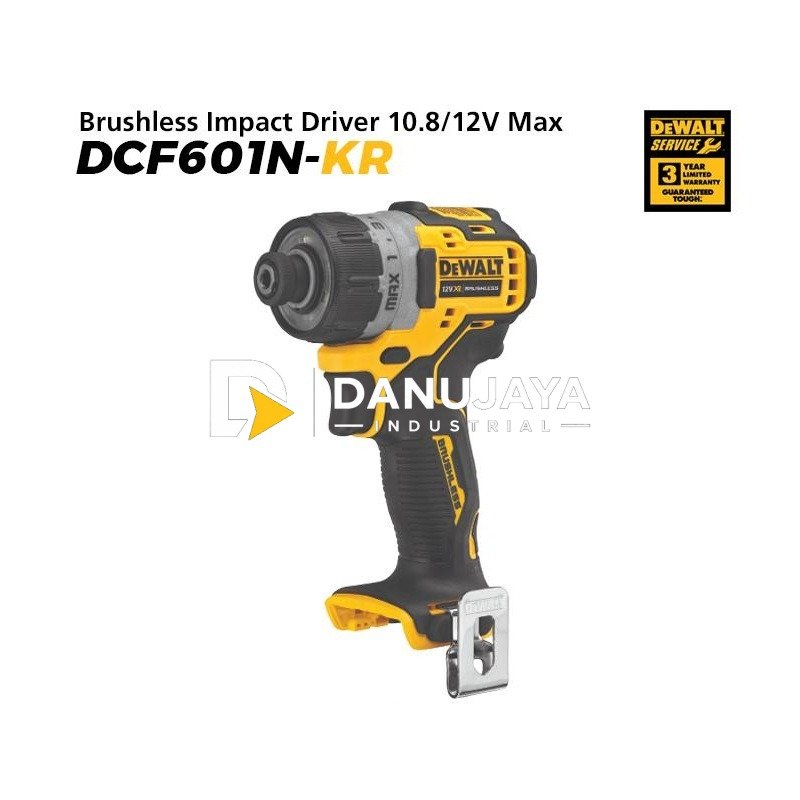 Dewalt Brushless Impact Driver / Obeng Impact 10.8/12V Max DCF601N-KR