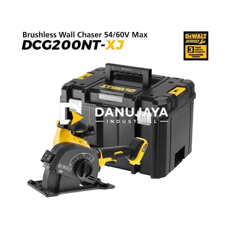 Dewalt Brushless Wall Chaser 54/60V Max 125mm DCG200NT-XJ (Unit Only)