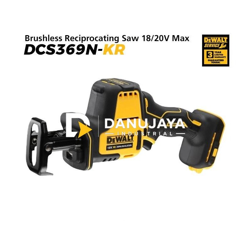 Dewalt Brushless Reciprocating Saw 18/20V Max DCS369N-KR (Unit Only)