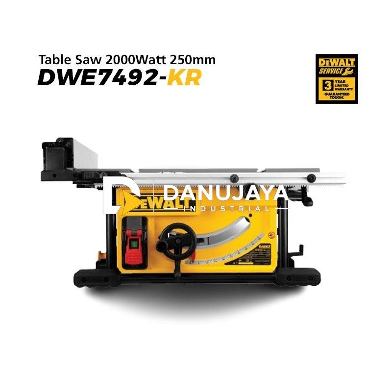 Dewalt Table Saw / Gergaji Meja Listrik 2000 Watt 250mm DWE7492-KR
