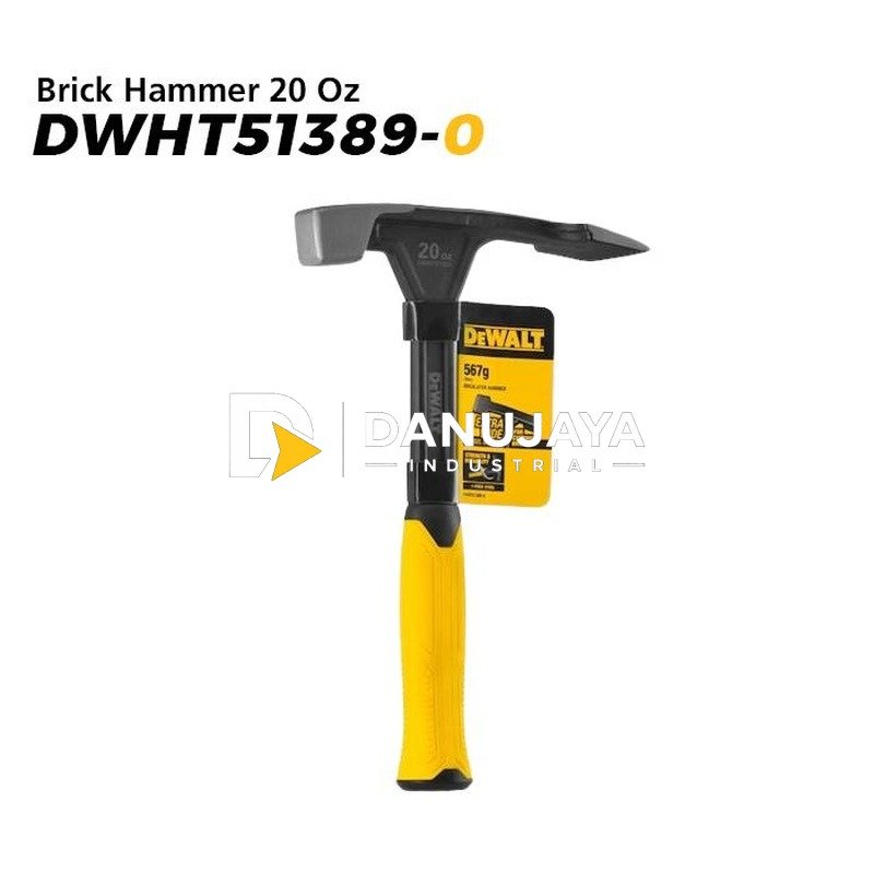Dewalt Brick Hammer / Palu Bata 20Oz DWHT51389-0