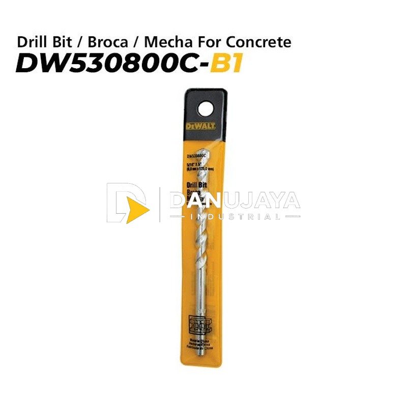 Dewalt Drill Bit / Broca / Mecha For Concrete 8x120mm DW530800C