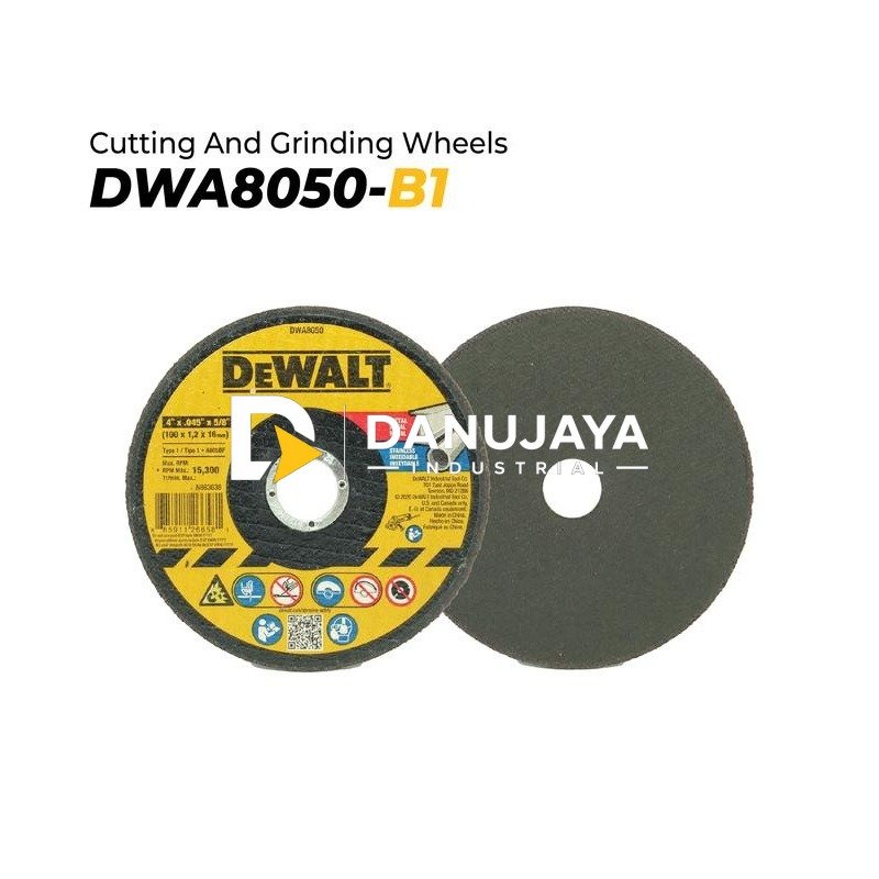Dewalt Mata Cutting Wheel untuk Stainless Steel 105x1.6x16mm DWA8050