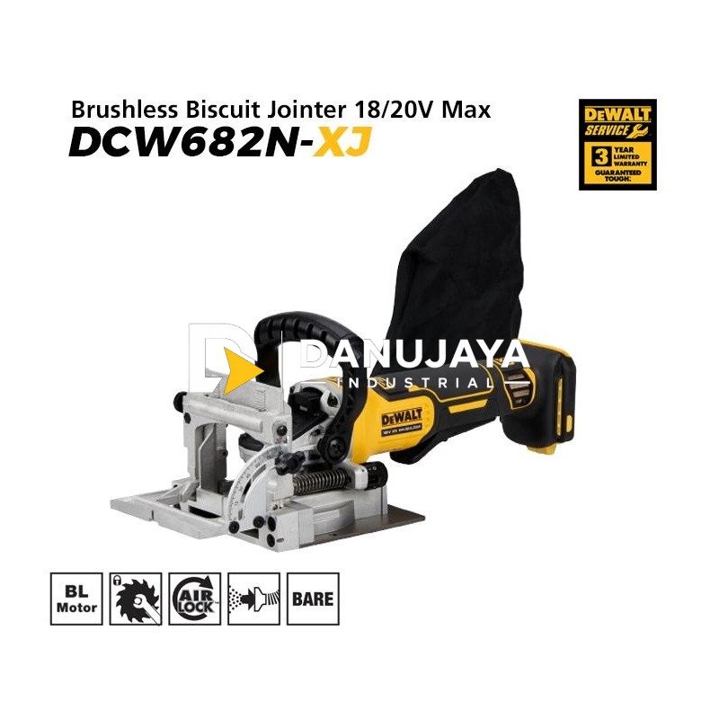 Dewalt Brushless Biscuit Jointer 18/20V Max DCW682N-XJ