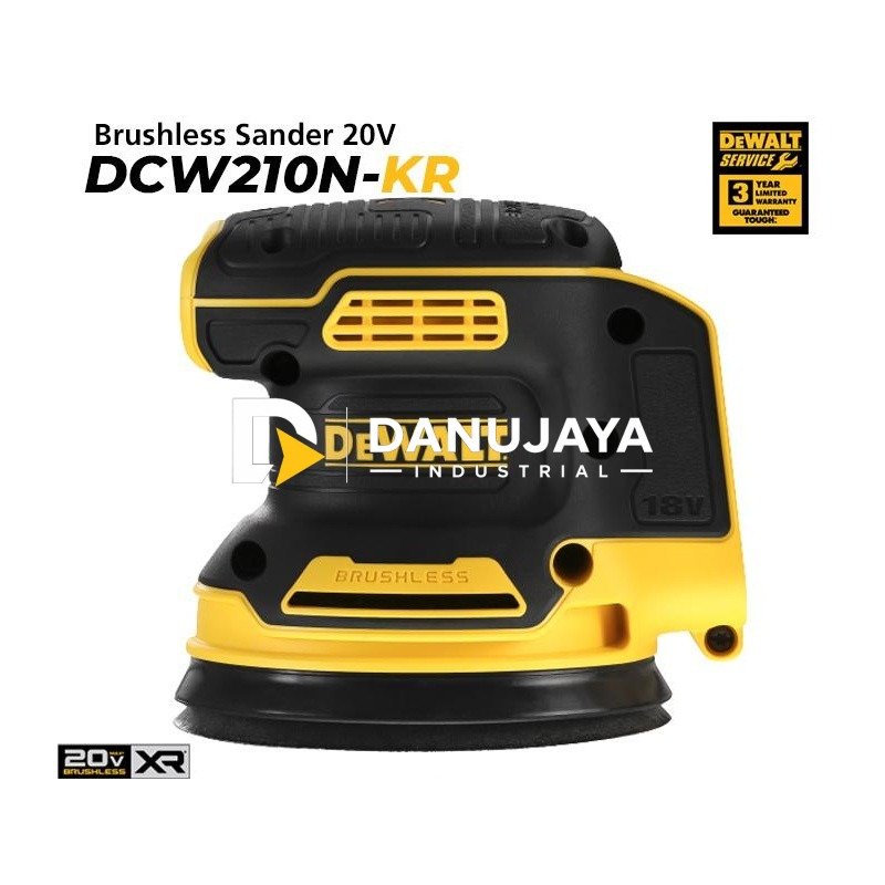 Dewalt Brushless Sander / Amplas Baterai 20V DCW210N (Unit Only)