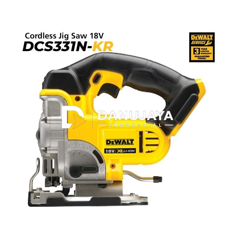 Dewalt Cordless Jigsaw / Pemotong Kayu Baterai 18V DCS331N (Unit Only)