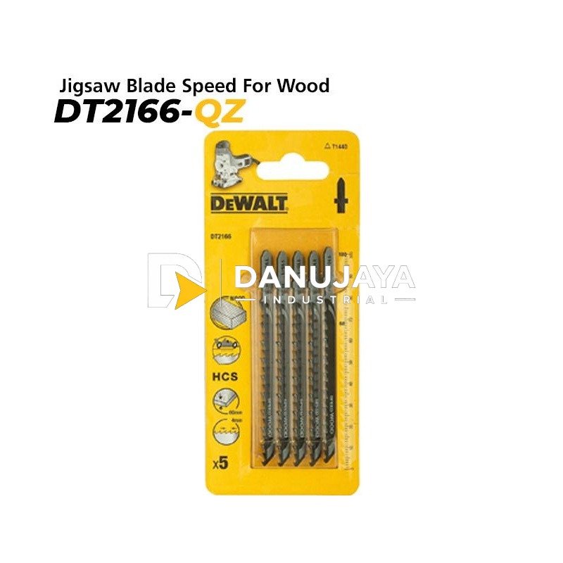 Dewalt Jigsaw Blade Speed For Wood HCS T-Shanks 68 mm DT2166-QZ
