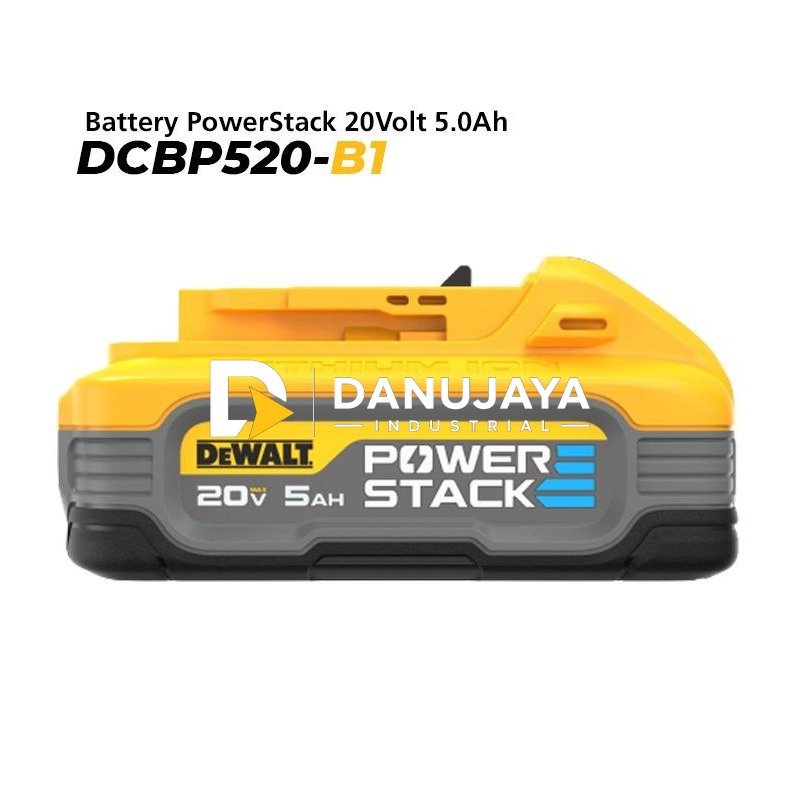Dewalt Powerstack Battery / Baterai 20V 5.0Ah DCBP520
