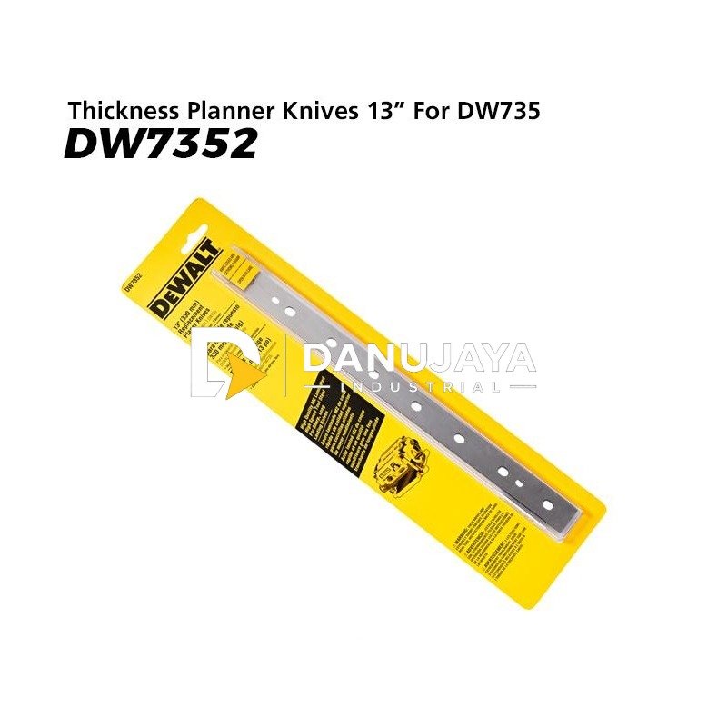 Dewalt Thickness Planner Knives / Mata Pisau Set 3pcs 13" For DW735 (DW7352)