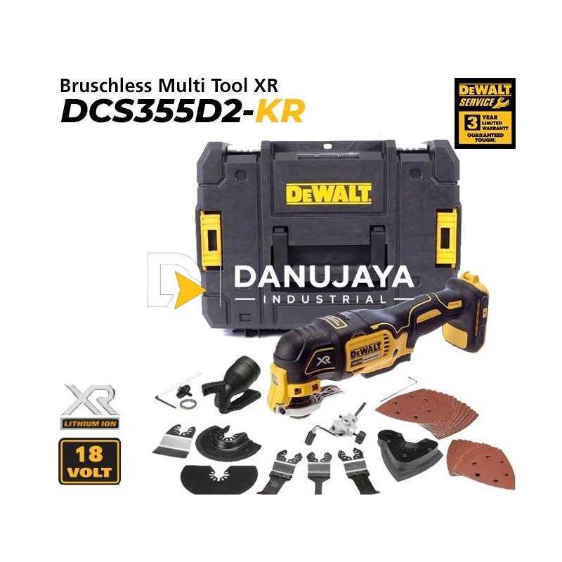 Dewalt XR Brushless Oscillating Multi Tool 18Volt DCS355D2