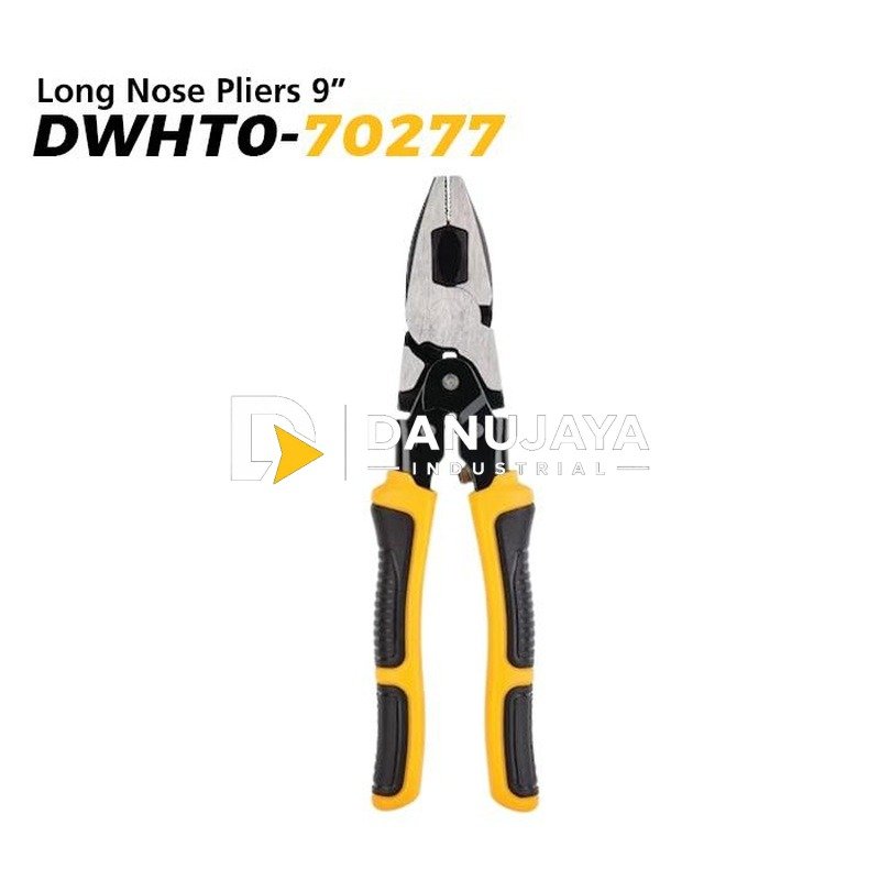 Dewalt Long Nose Plier / Gunting Besi 9" DWHT0-70277