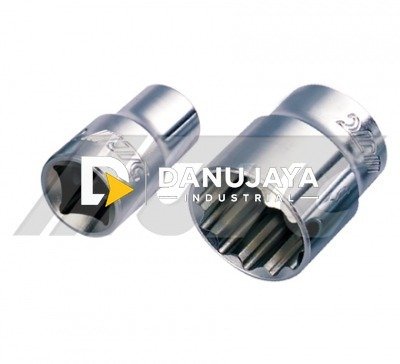 JTC 22612-1/4" Dr. 12Pt Socket Mata Kunci Sock-12mm