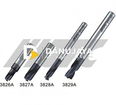 TITANIUM-PLATED POINTED END MILL 6mm x 70L (TiALN) JTC-3828A