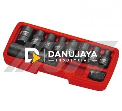 JTC 4918S-1/2" Ribe Socket Mata Kunci Sock M8S