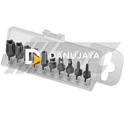 10PCS 5 PT STAR BIT SET (TAMPERPROOF) JTC-5362