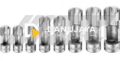 8PCS SLOTTED SOCKET SOCK SHOCK MATA KUNCI SET JTC-6609