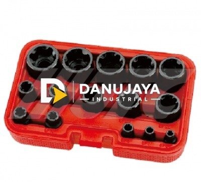 JTC 7006 EP Star Plus Socket Set 15Pcs Shock Sok Bintang