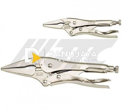 LONG NOSE LOCKING PLIERS TANG 9" JTC-9LN