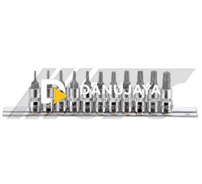 1/4" x 11PCS STAR BINTANG SOCKET MATA KUNCI SOCK BIT SET JTC-H211T
