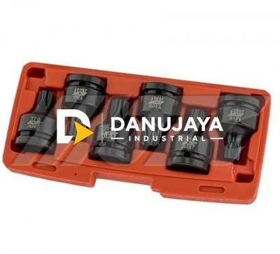 JTC J606T-3/4' 6Pcs Impact Star & Spline Socket Mata Kunci Sock Set