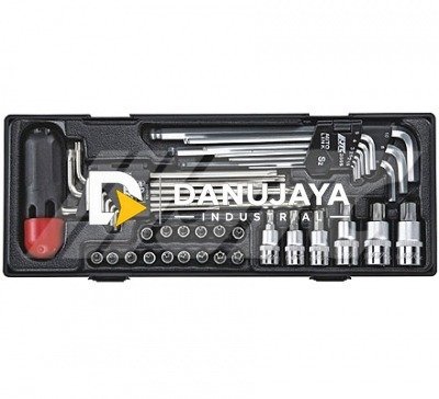40PCS STAR BIT SET (TAMPERPROOF) JTC-K1401