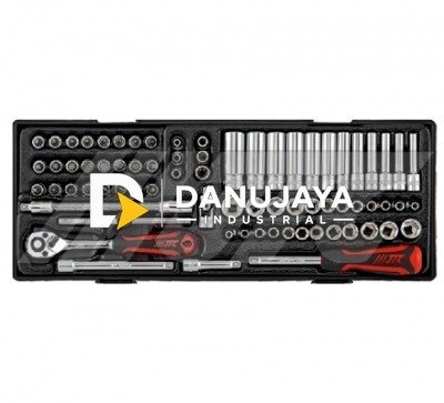 1/4" DR. 73PCS SOCKET MATA KUNCI SOK SOCK COMBINATION SET JTC-K2732