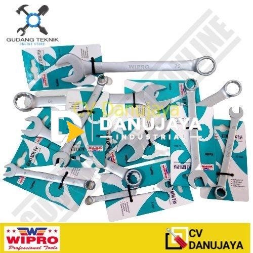 Kunci RING PAS WIPRO SATIN 6mm 7mm 8mm 9mm 10mm 11mm 12mm 13mm 14mm 15mm - Kunci PAS RING 6 7 8 9 10 11 12 13 14 15 mm