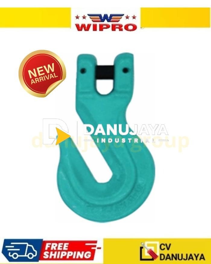 Clevis Grab Hook Cargo Kargo Besi Katrol Kait Pengait Chain Rantai Wipro Type Tipe CGH-01 CGH-02 CGH-03 CGH-05 CGH-08 CGH-12 CGH-15