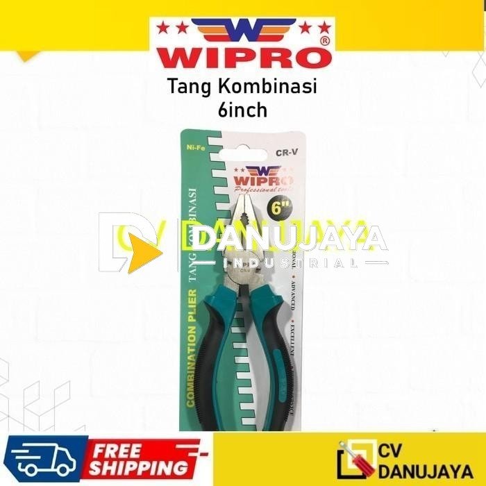 TANG KOMBINASI 6" Inch WIPRO CRV chrome vanadium steel