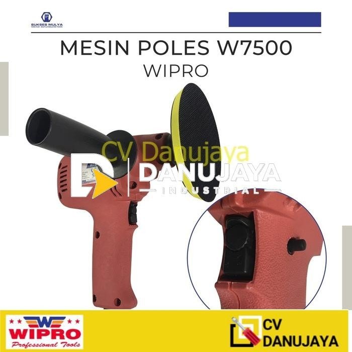 WIPRO W7500 Mesin Poles Mobil Komplit 5"