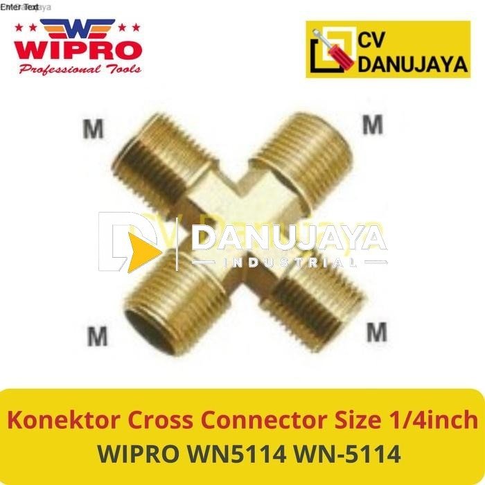 Cross Connector Konektor Size 1/4 inch WIPRO WN 5114