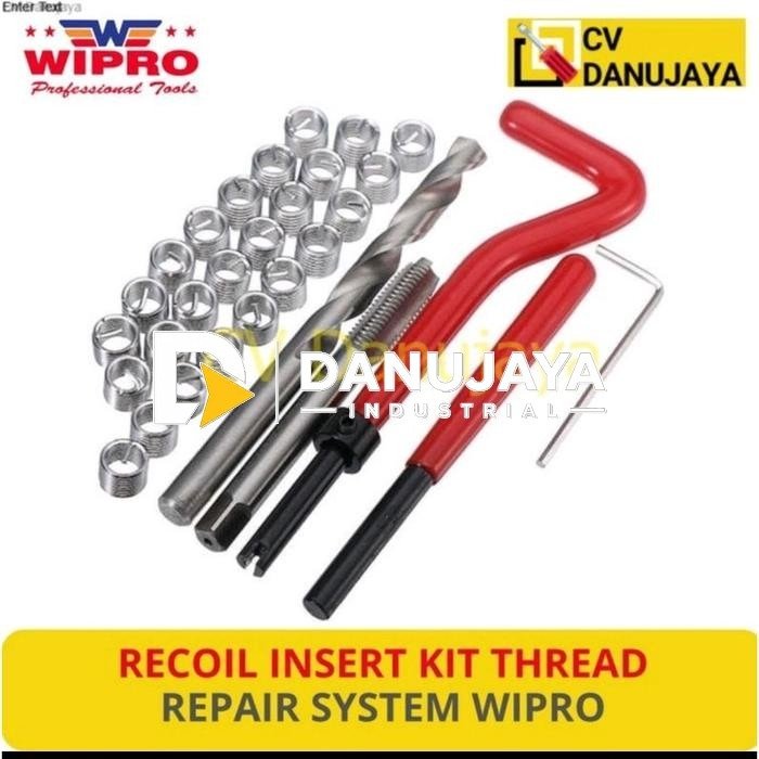 Recoil Insert Kit Set 8x1.25 13.5mm Thread Drat Halus TRK 03 Wipro