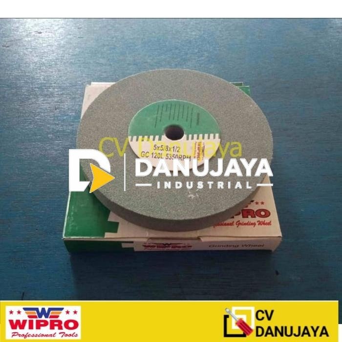 Batu Gerinda Duduk 5" 5 Inchi GC120 #120 Grade 120 Grit 120 Wipro
