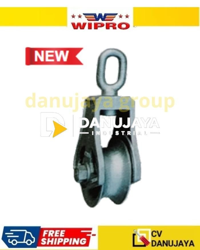 Trawl Pulley Wipro TPL-200 10 Ton 10T Katrol Kapal Laut Heavy Duty 8" Inch Inc WIPRO