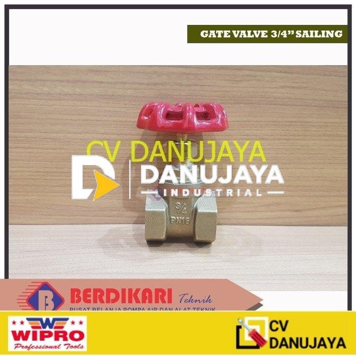 WIPRO SAILING GATE VALVE HEAVY DUTY G 2045 / G2045 - 3/4"