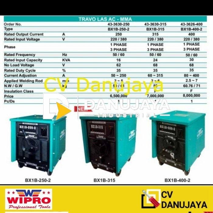 Trafo Las / Trafo Las AC 250A 250 A 250 Ampere Wipro zg