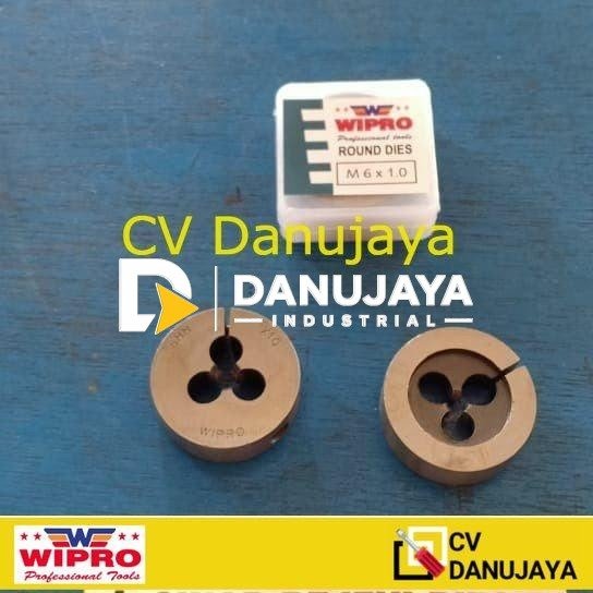 Mata Senai M6 x 1.0 M6 x 1,0 Drat Luar Baut Mata Snei Snai Dies Head M6x1.0 M6x1,0 Wipro