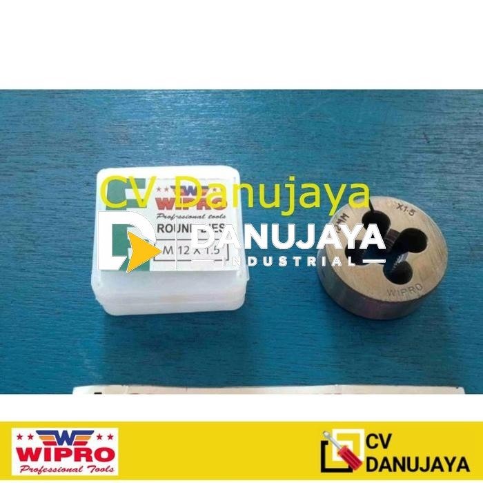 Mata Senai M12 x 1.5 M12 x 1,5 Drat Luar Baut Mata Snei Snai Dies Head M12x1.5 M12x1.5 Wipro